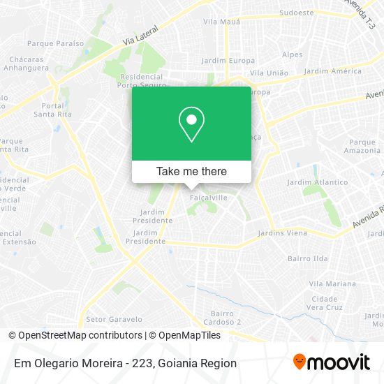 Mapa Em Olegario Moreira - 223