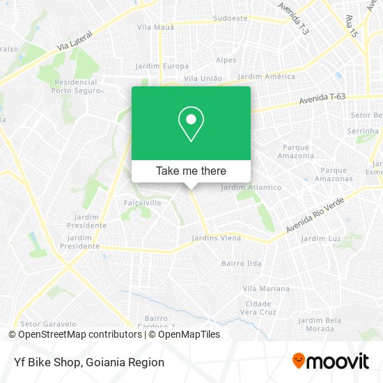 Mapa Yf Bike Shop