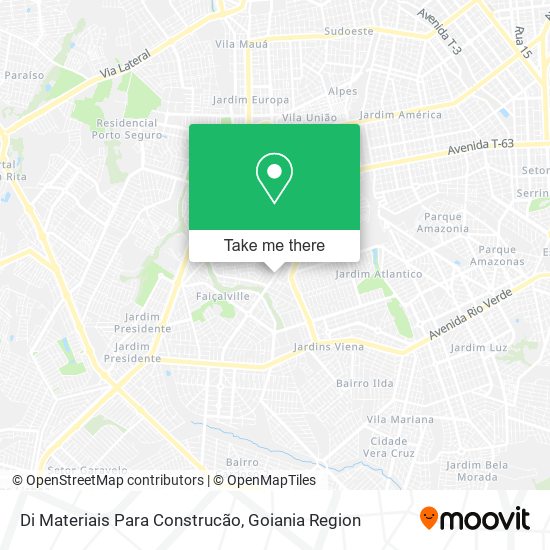 Mapa Di Materiais Para Construcão