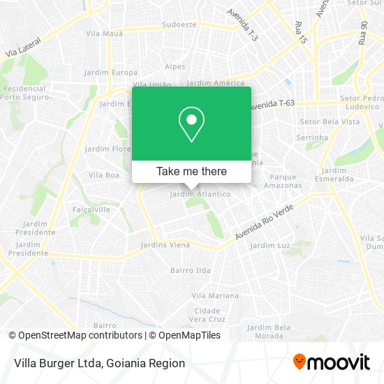 Mapa Villa Burger Ltda