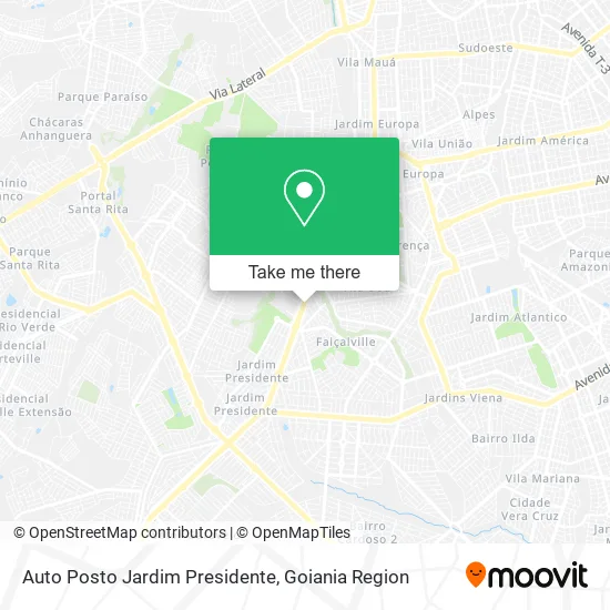 Auto Posto Jardim Presidente map