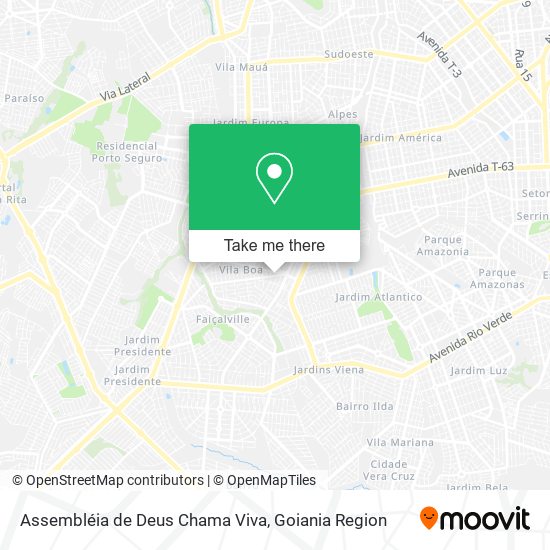 Assembléia de Deus Chama Viva map