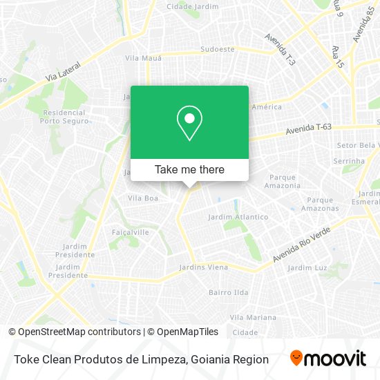 Toke Clean Produtos de Limpeza map