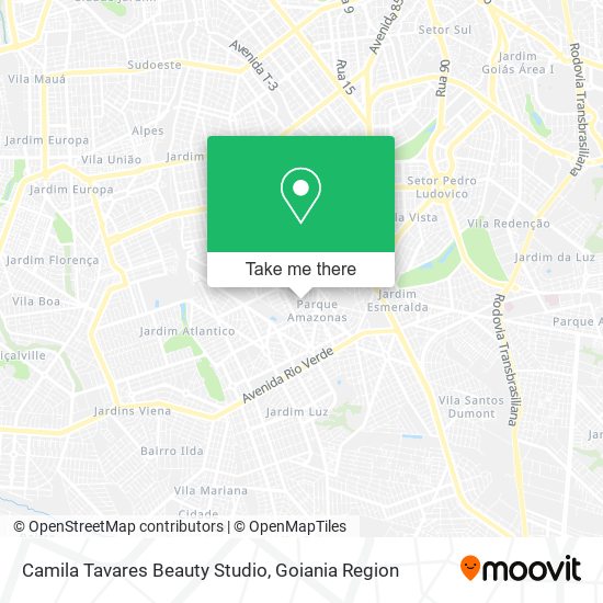 Mapa Camila Tavares Beauty Studio