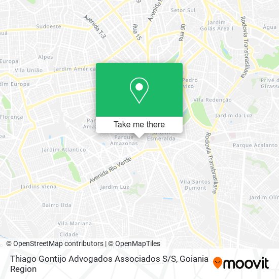 Mapa Thiago Gontijo Advogados Associados S / S