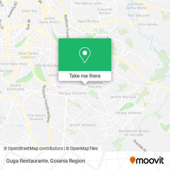 Guga Restaurante map