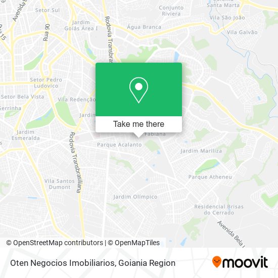 Oten Negocios Imobiliarios map