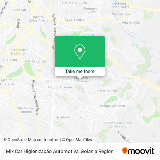 Mix Car Higienização Automotiva map