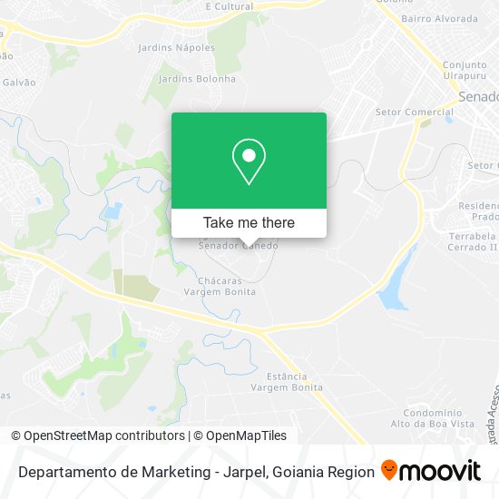 Departamento de Marketing - Jarpel map