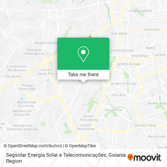 Segsolar Energia Solar e Telecomunicações map