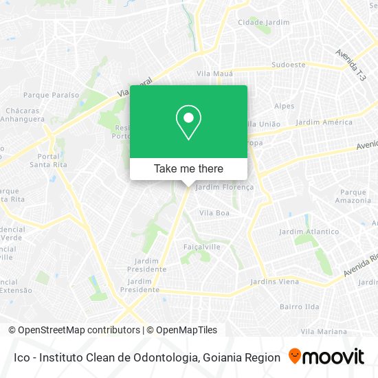 Mapa Ico - Instituto Clean de Odontologia