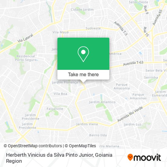 Herberth Vinicius da Silva Pinto Junior map