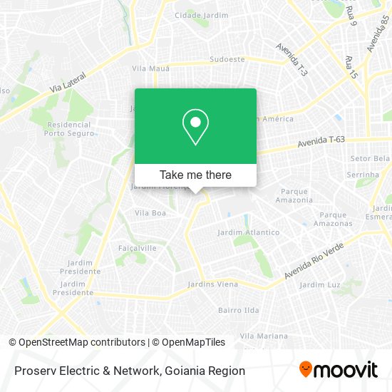 Mapa Proserv Electric & Network
