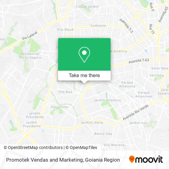 Promotek Vendas and Marketing map