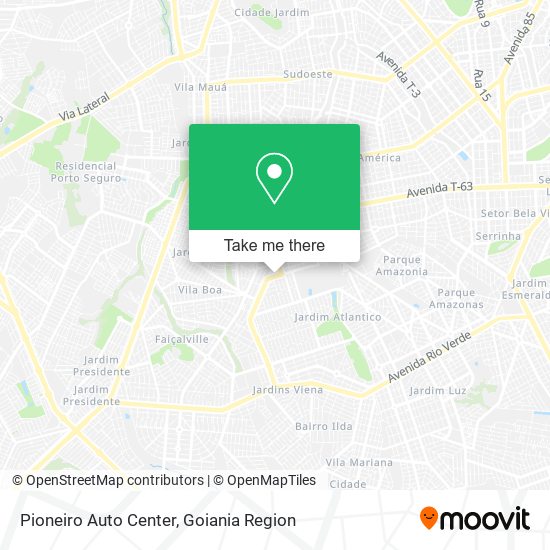 Pioneiro Auto Center map