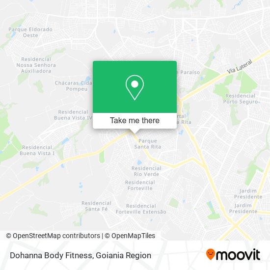 Mapa Dohanna Body Fitness