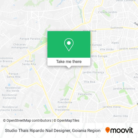 Studio Thaís Ripardo Nail Designer map