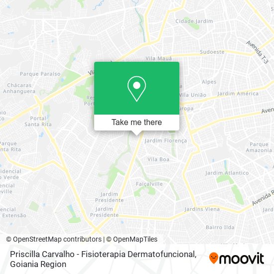 Priscilla Carvalho - Fisioterapia Dermatofuncional map
