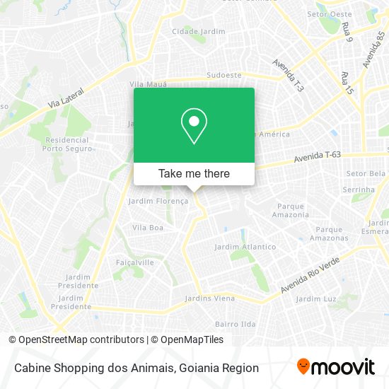 Mapa Cabine Shopping dos Animais