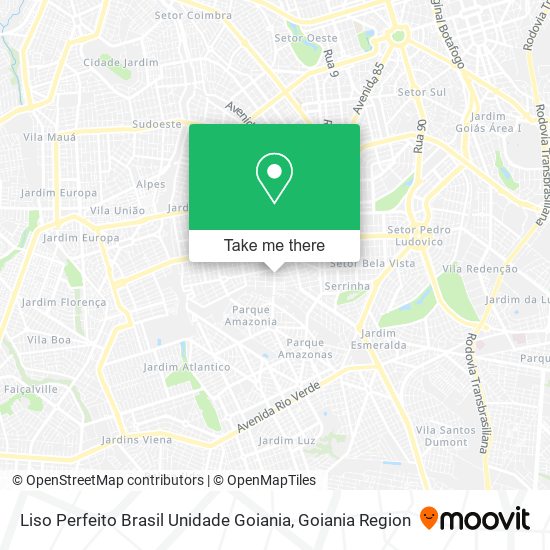 Liso Perfeito Brasil Unidade Goiania map