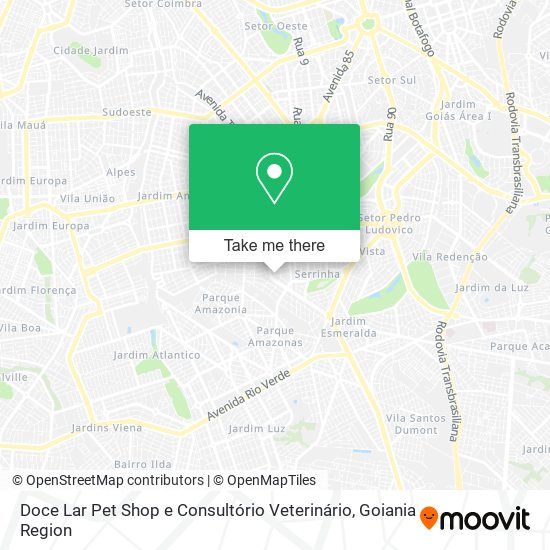 Doce Lar Pet Shop e Consultório Veterinário map