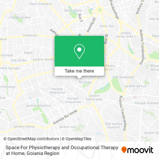 Space For Physiotherapy and Occupational Therapy at Home map