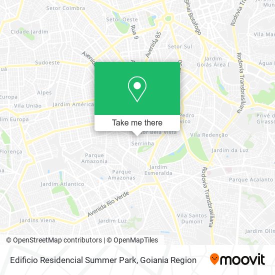 Edificio Residencial Summer Park map