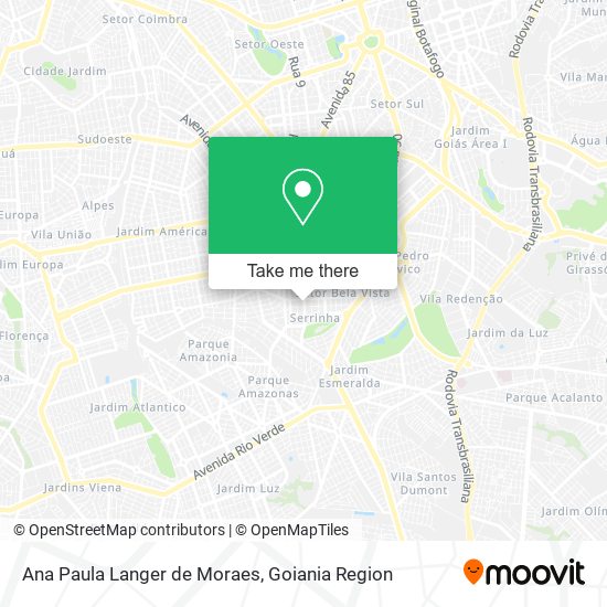 Ana Paula Langer de Moraes map