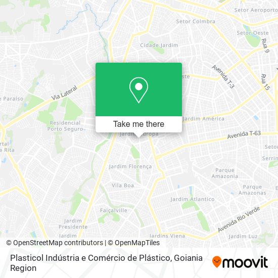 Mapa Plasticol Indústria e Comércio de Plástico