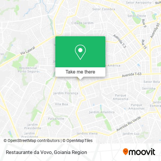 Mapa Restaurante da Vovo