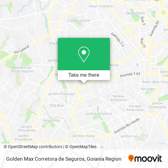 Golden Max Corretora de Seguros map