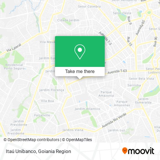 Itaú Unibanco map