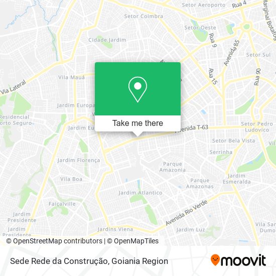 Sede Rede da Construção map