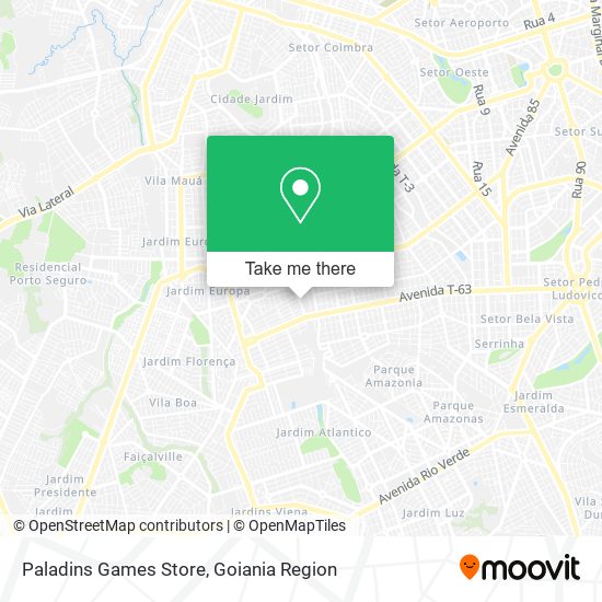 Mapa Paladins Games Store