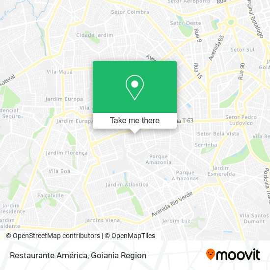 Restaurante América map