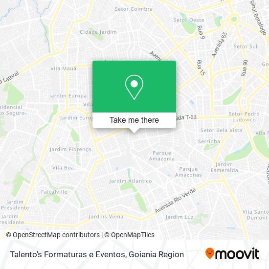 Mapa Talento's Formaturas e Eventos