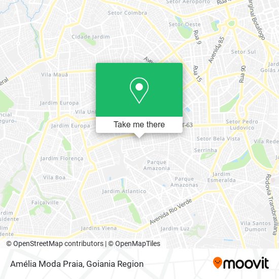 Amélia Moda Praia map