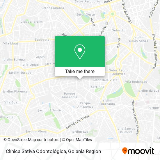 Clínica Sativa Odontológica map