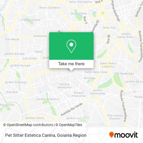 Mapa Pet Sitter Estetica Canina