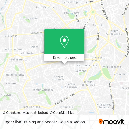 Igor Silva Training and Soccer map