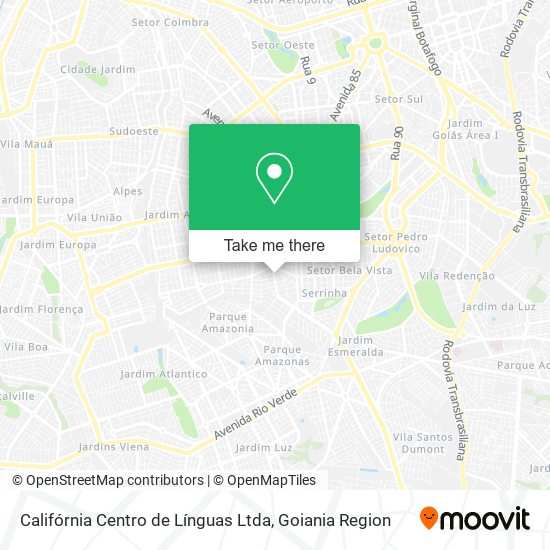 Califórnia Centro de Línguas Ltda map