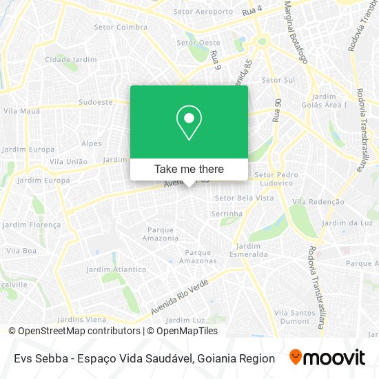 Evs Sebba - Espaço Vida Saudável map