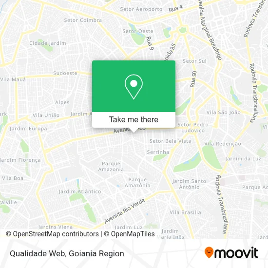 Qualidade Web map