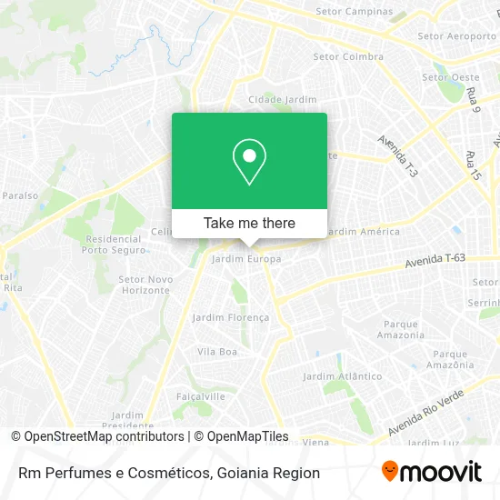 Rm Perfumes e Cosméticos map