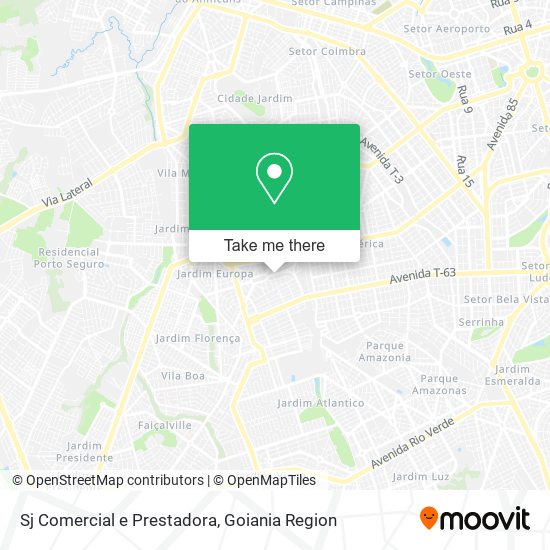 Sj Comercial e Prestadora map