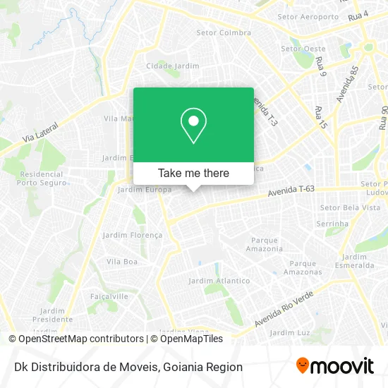 Dk Distribuidora de Moveis map