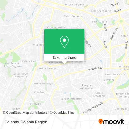 Colandy map