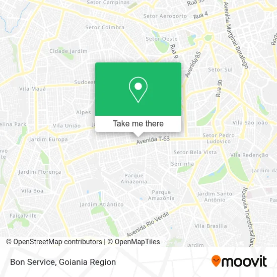 Bon Service map