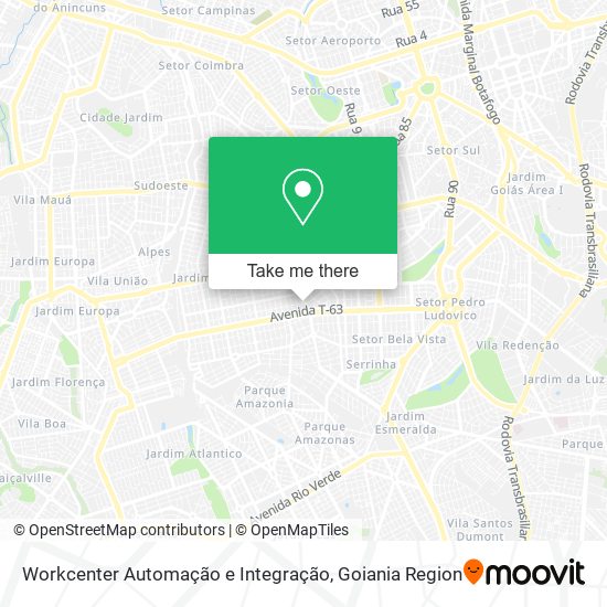 Workcenter Automação e Integração map