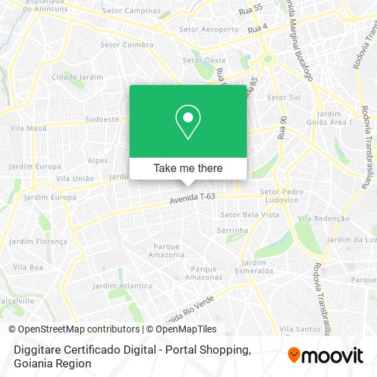 Diggitare Certificado Digital - Portal Shopping map